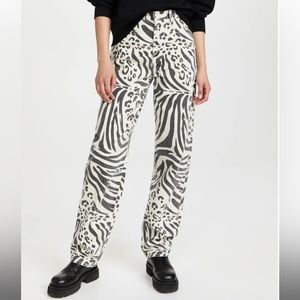 Mother High Waisted Curbside Heel Jeans Color: Atk Animal Tracks